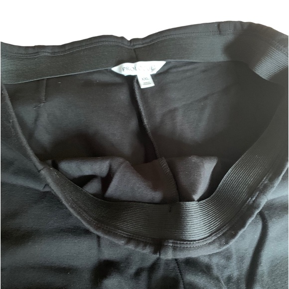 PROLOGUE Woman’s NEW Black Pull On Pants Zippered Leg Elastic Waist Plus Size - Picture 6 of 8